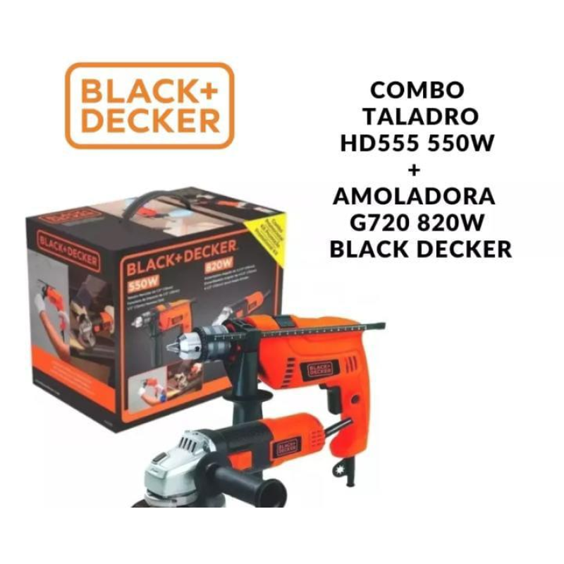 Combo Taladro 13mm 550w + Amoladora 115mm 820w - HG7255 - Imagen 4