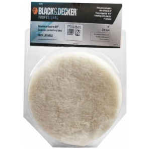 Bonete Para Lustradora de Cuero de cordero 9"