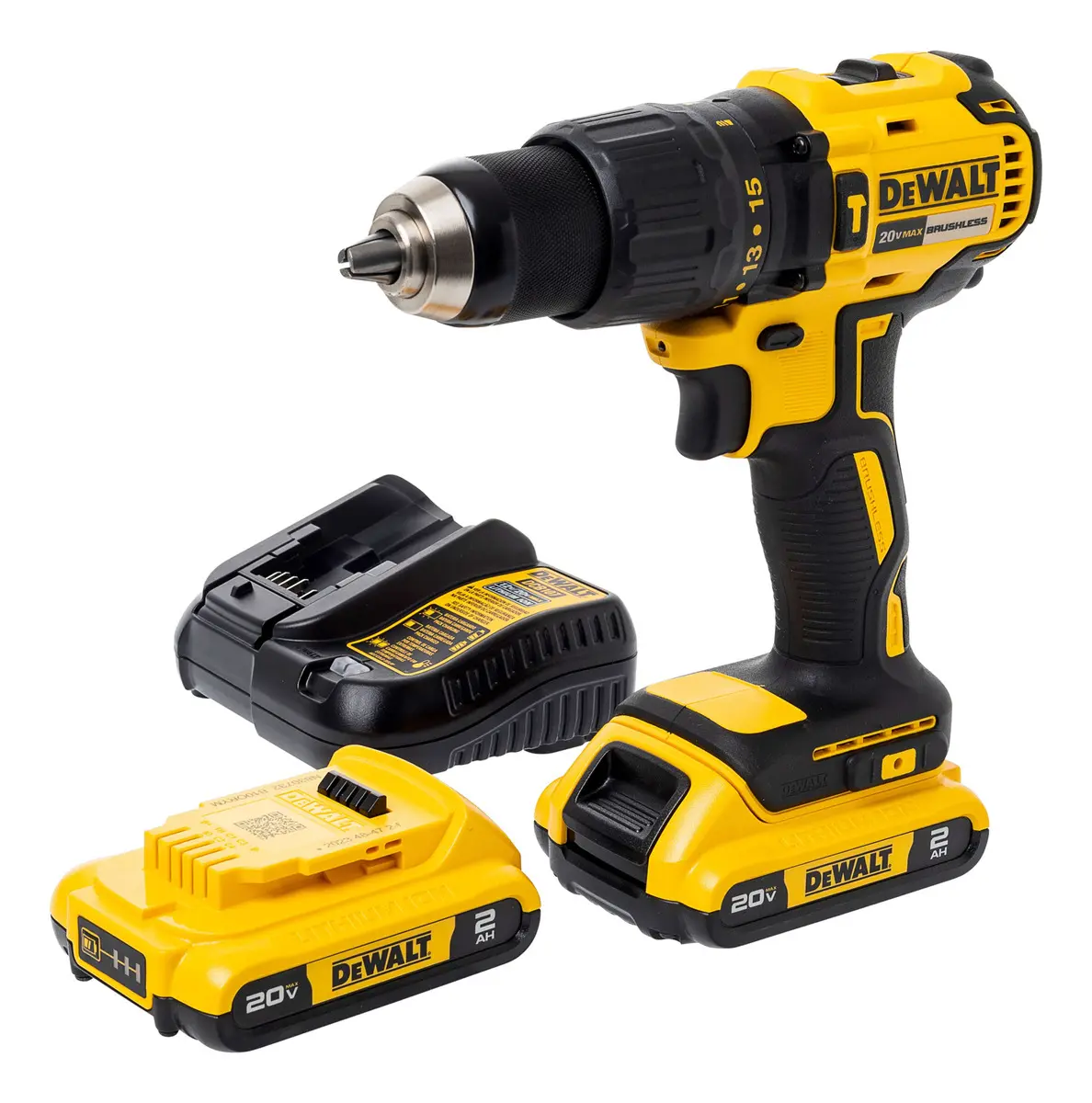 Taladro percutor 13mm 20V MAX Brushless - DCD7781D2 - Imagen 3